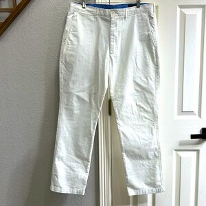 Cremieux comfor stretch white mens pants size‎ 34x30